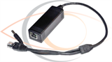 DC 12V Single Ethernet Port 10/100M PoE Splitter Cable Indoor